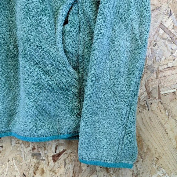 Patagonia Synchilla Snap-T Fleece Sweater Green Jumper Pullover Sweatshirt Small - Picture 5 of 7
